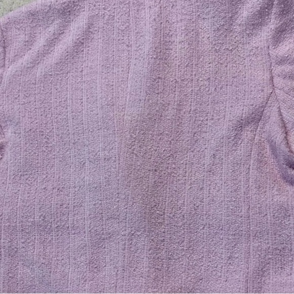 Short Sleeve Cropped Tweed Jacket
Color: SOUVENIR PINK
Size: XL…. It's really ❤️ - Picture 3 of 5